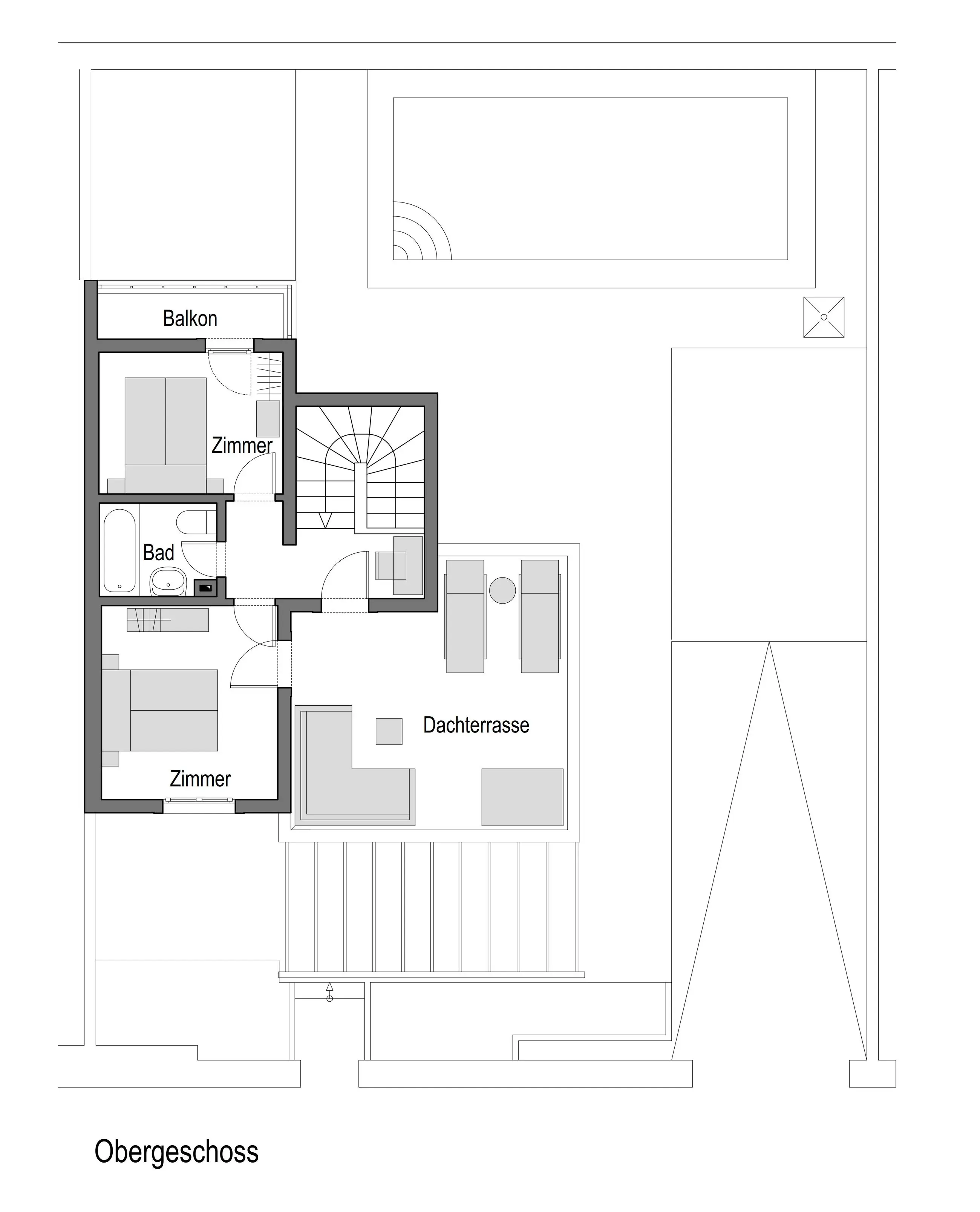 Floor plans: Upper floor